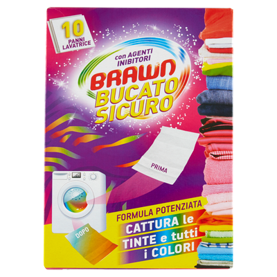 Brawn Bucato Sicuro Cattura Colore 10 Foglietti