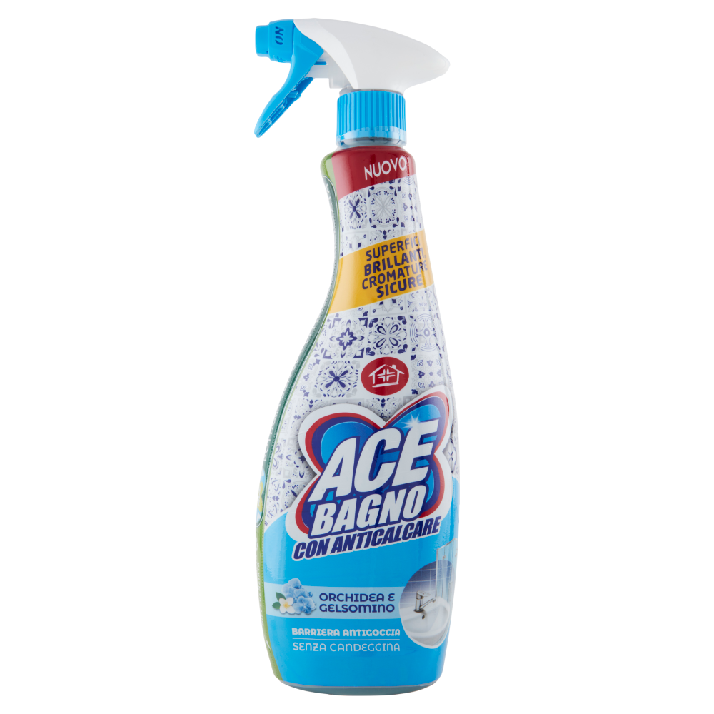 Ace Bagno con Anticalcare Orchidea e Gelsomino Senza Candeggina 600 ml - -