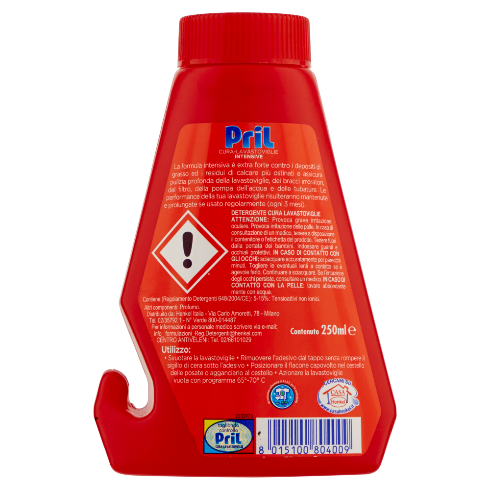 Pril Cura Lavastoviglie 250ml, , large