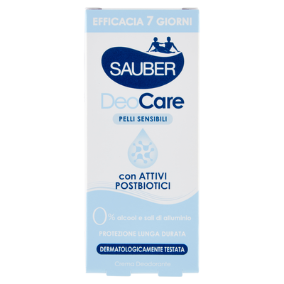 Sauber DeoCare Pelli Sensibili con Attivi Postbiotici 35 ml