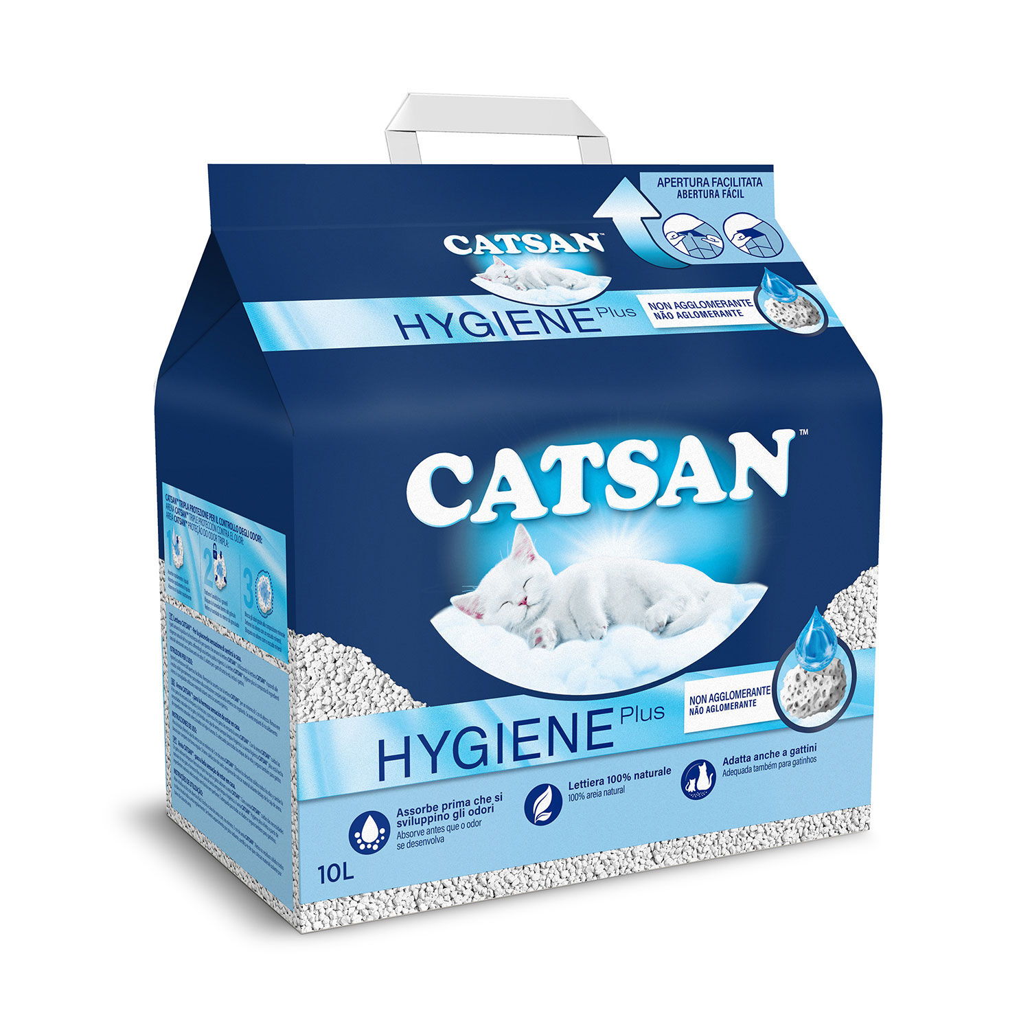 Catsan Hygiene Plus Lettiera 10 Litri - -