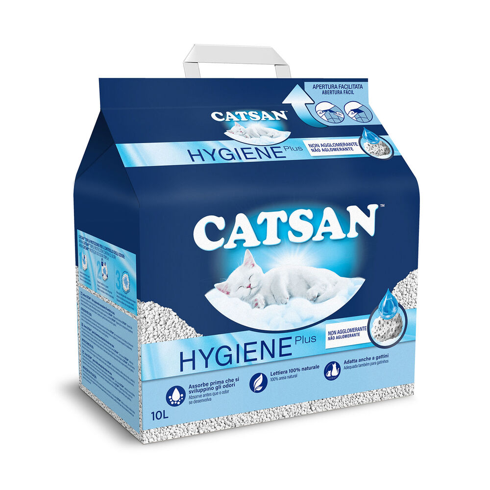 Catsan Hygiene Plus Lettiera 10 Litri, , large