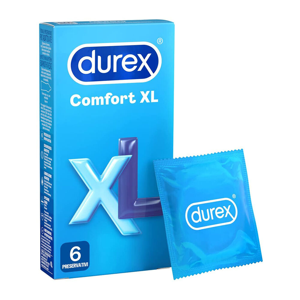 Durex Preservativi Comfort XL 6 Profilattici, , large