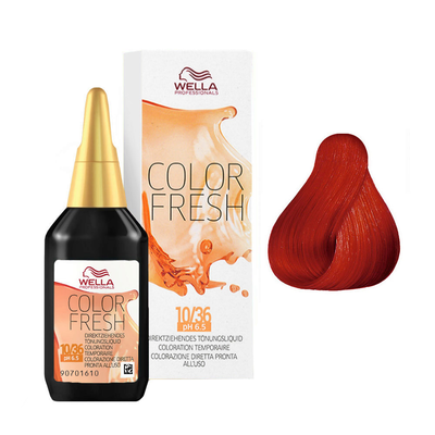Wella Color Fresh Biondo Medio Rame Intenso N.7/44