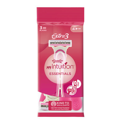 Wilkinson Sword My Intuition Extra 3 Essentials x4,  Wilkinson Sword My Intuition Extra 3 Essentials x4