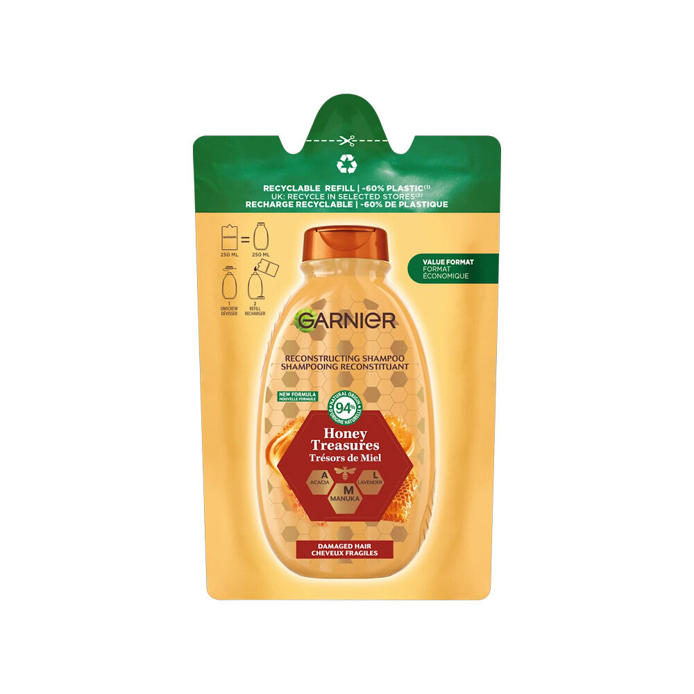 Garnier Ultra Dolce Shampoo Tesori di Miele Ricarica 250ml	, , large