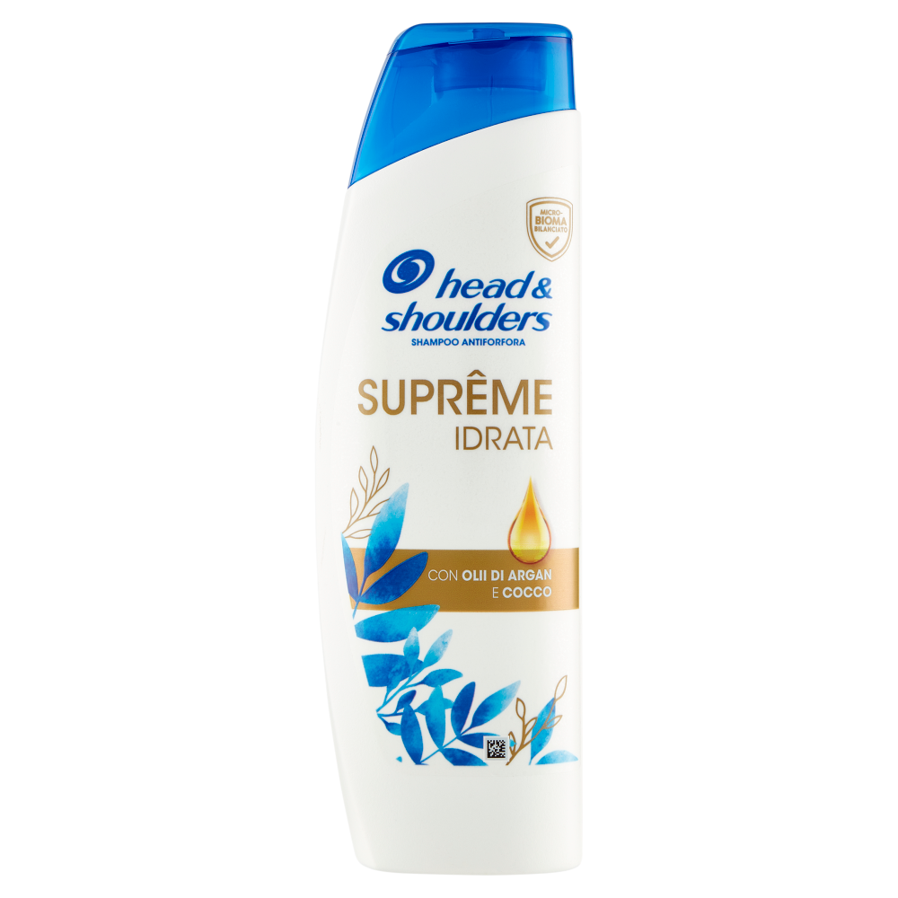Head & Shoulders Shampoo Antiforfora Supreme Idrata Con Olii Di Argan E Cocco 250 Ml - -