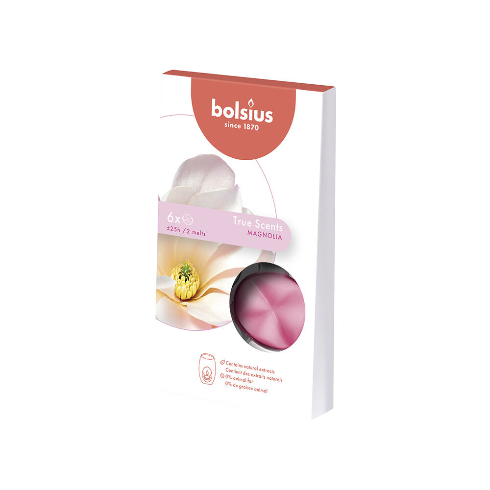 Bolsius Cialde Profumate alla Magnolia 6 pezzi - -