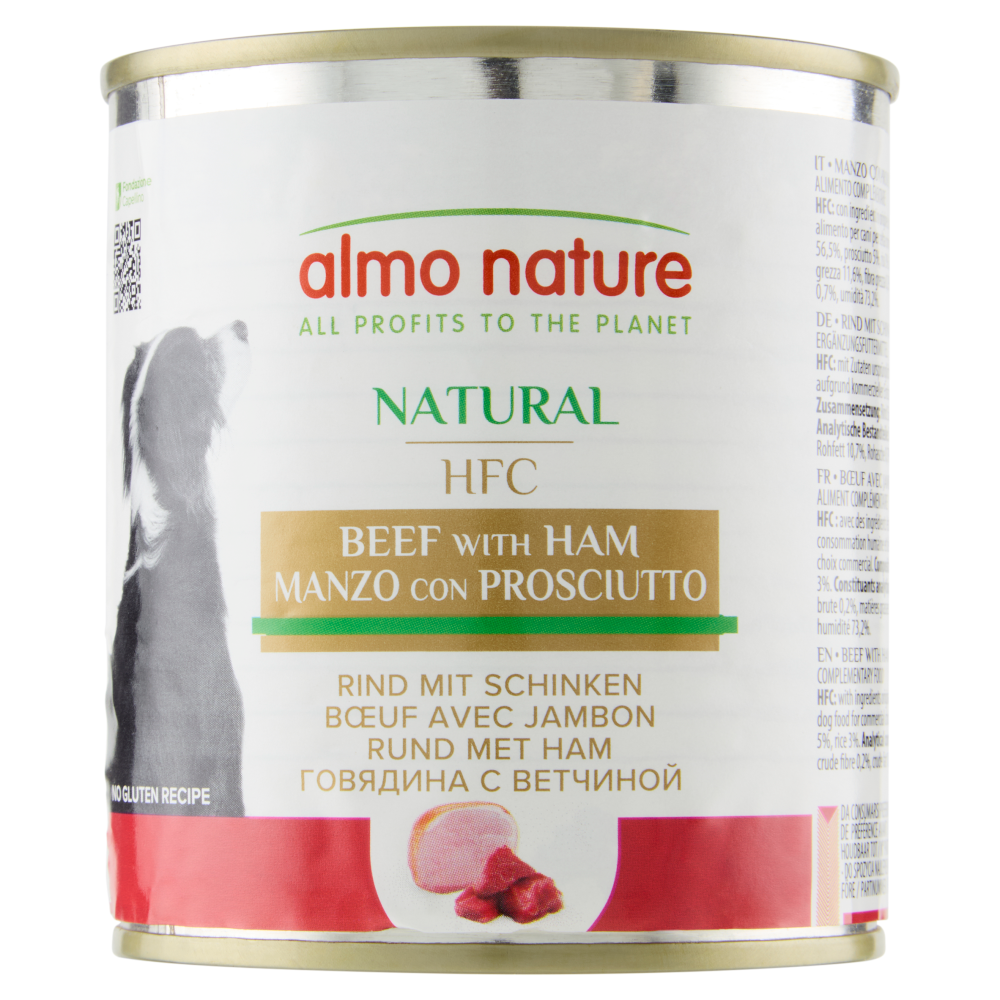 Almo Nature HFC Natural Dog Manzo con Prosciutto 290 g - -