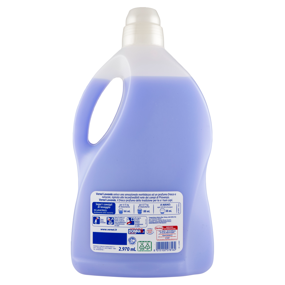 Greenatural Öko Weichspüler Lavendel – 1 Liter, Bis Zu 22 Waschgänge – Ohne Schädliche Zusätze, Made In Italy