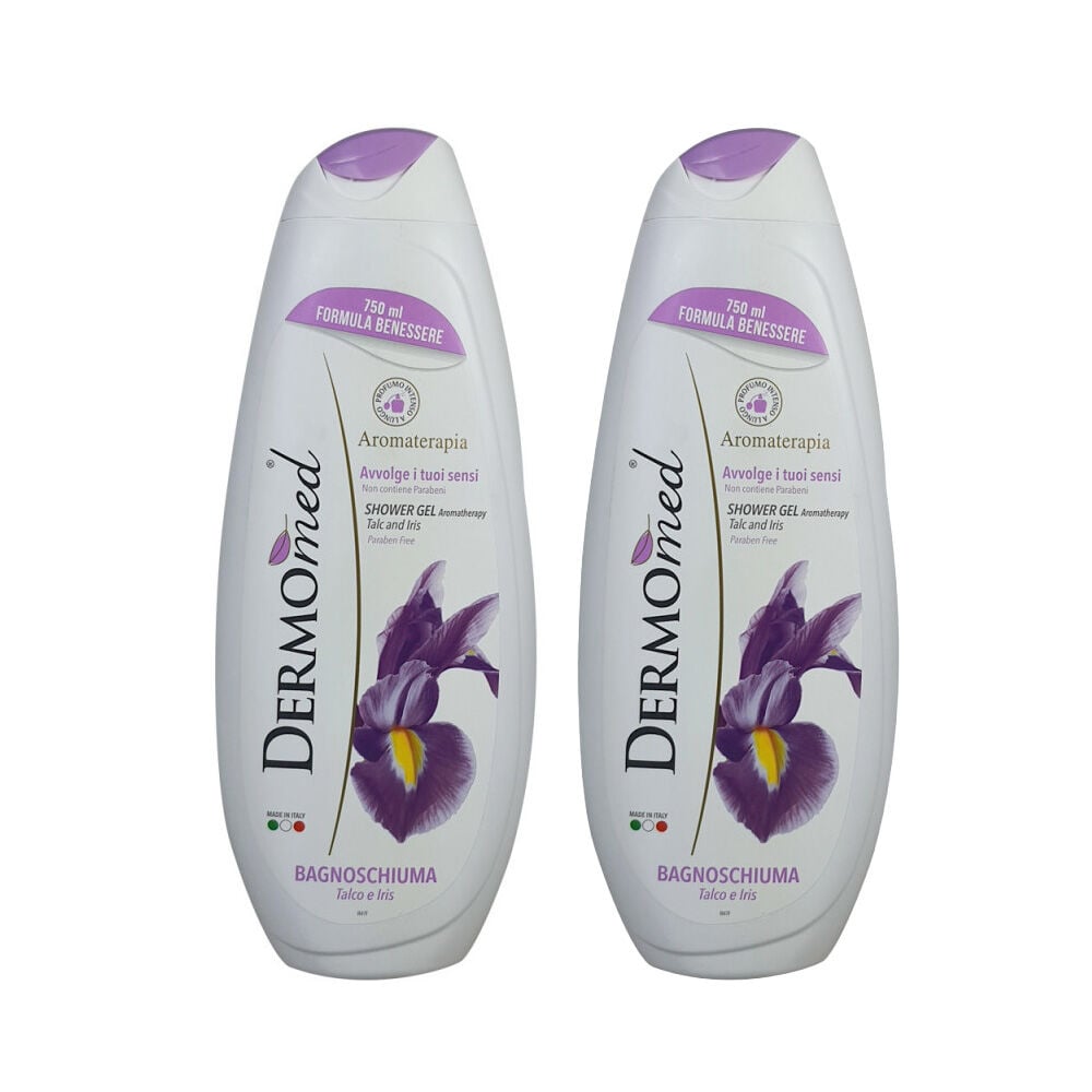 Dermomed Bagnoschiuma Iris - Confezione 2 x 650 ml	, , large