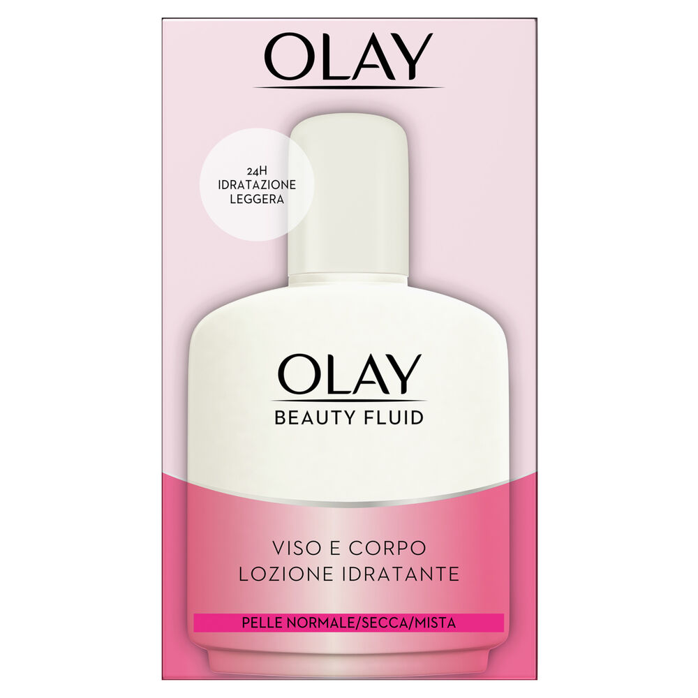 Olay Crema Viso e Corpo Beauty Fluid Lozione Idratante 100 ml, , large