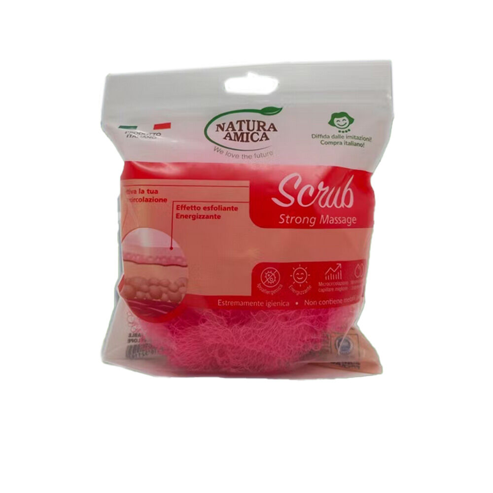 Natura Amica Spugna Strong Scrub Red, , large