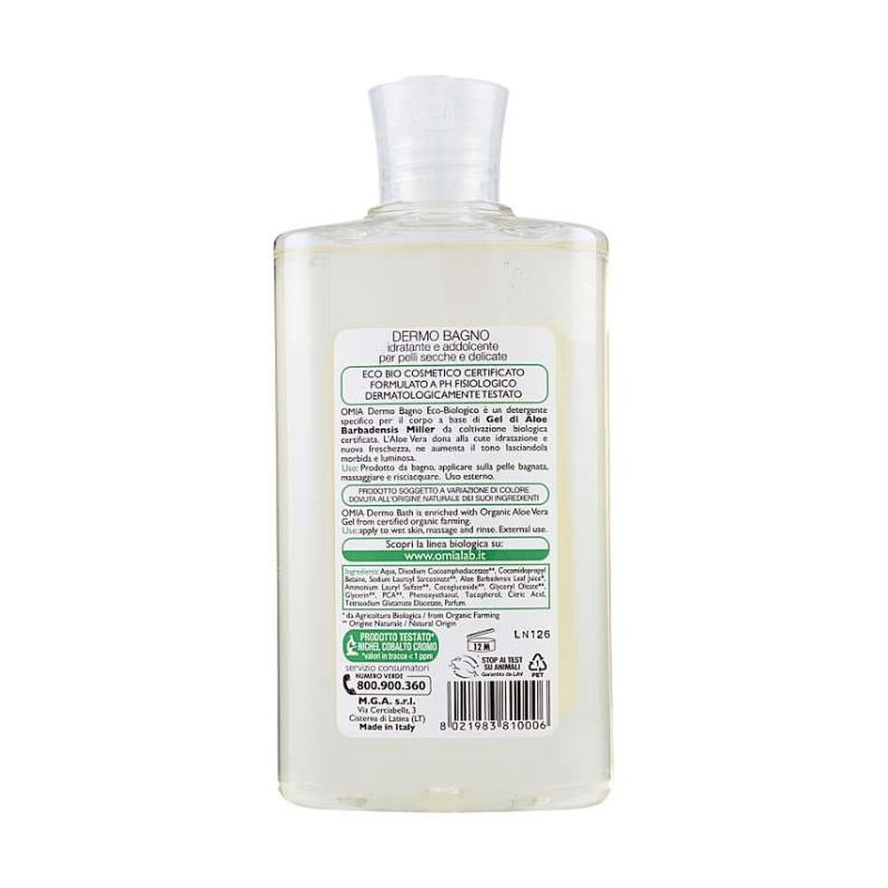 Omia Ecobiologico Aloe Vera Bagno 400 ml, , large