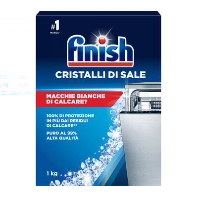 Finish Cristalli di Sale Cura Lavastoviglie 1000 gr