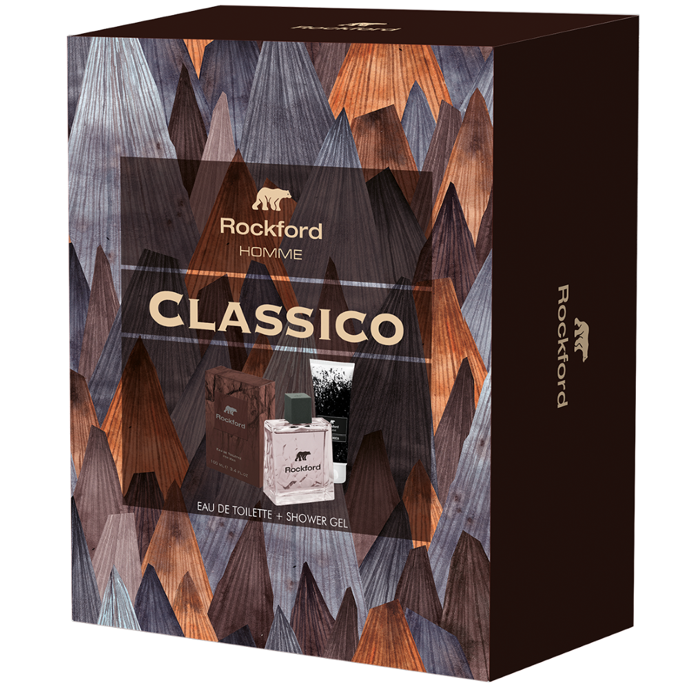 Rockford Classico Eau de Toilette 100ml + Shower Gel 300 ml + Astuccio, , large
