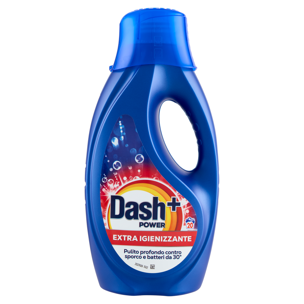 Dash Power Detersivo Liquido Azione Extra Igienizzante 20 Lavaggi, , large