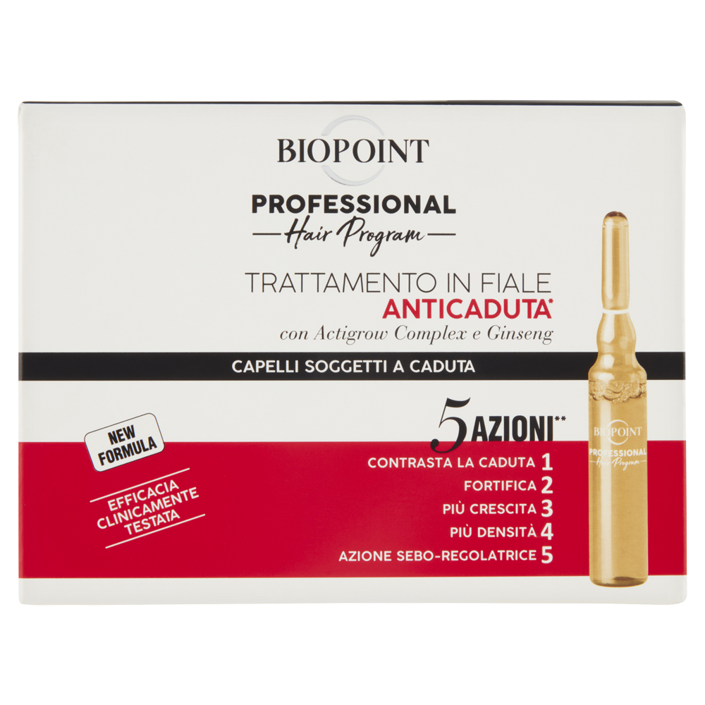 Biopoint Professional Hair Program Trattamento in Fiale Anticaduta 10 Pezzi, , large