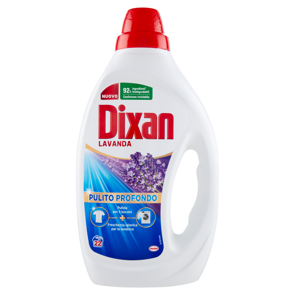 Dixan Liquido Lavanda 22 Lavaggi 990ml , , large