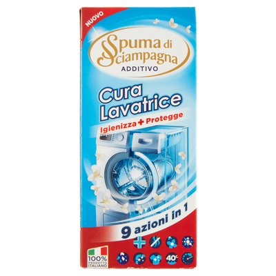 Spuma di Sciampagna Additivo Cura Lavatrice 9in1 250 ml