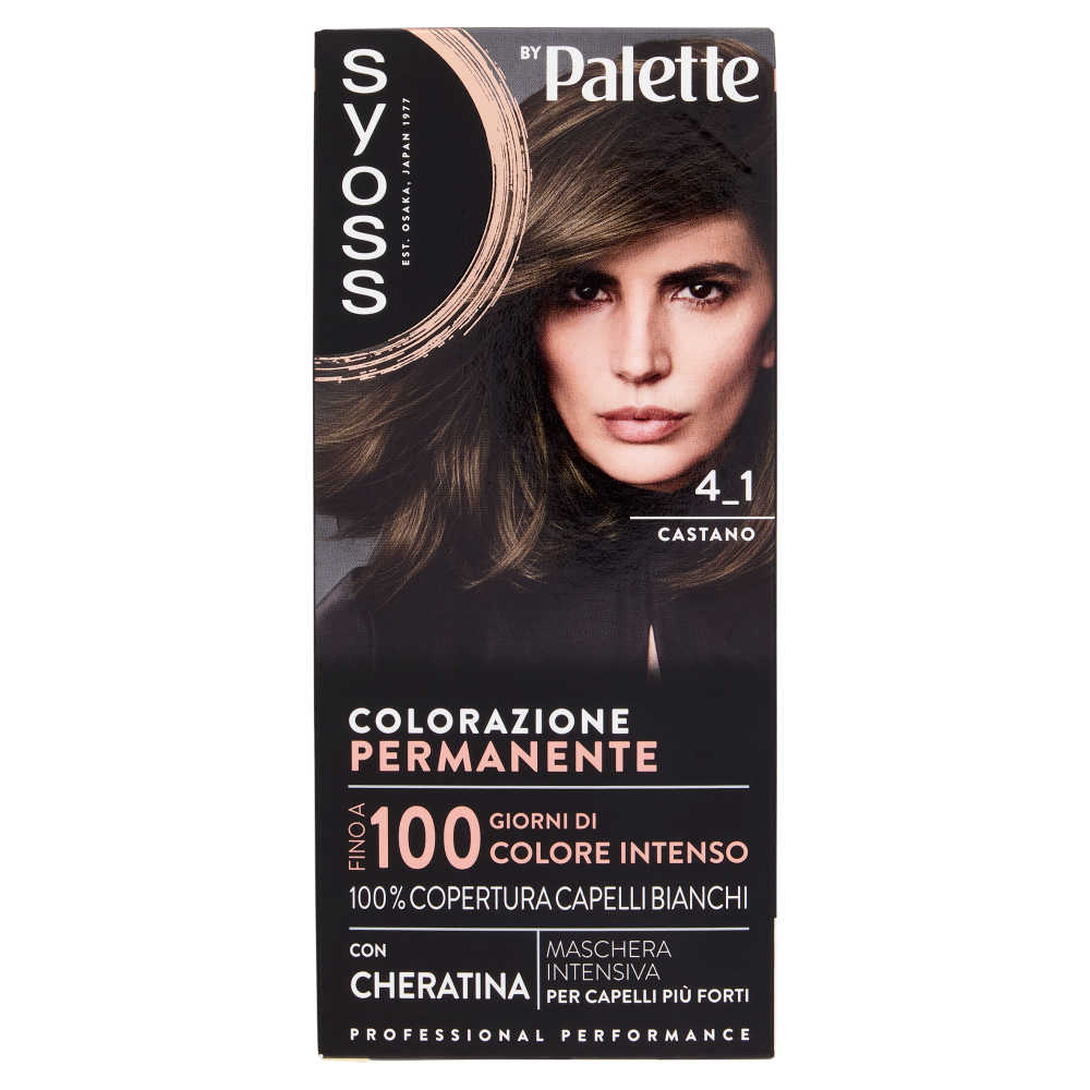 Syoss By Palette Colorazione Permanente 4.1 Castano, , large