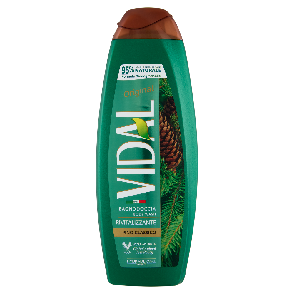 Vidal Original Bagnodoccia Rivitalizzante Pino Classico 500 ml - -