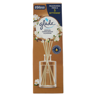 Glade Diffusore a Bastoncini Fragranza Sensual Sandalwood & Jasmine 50 ml