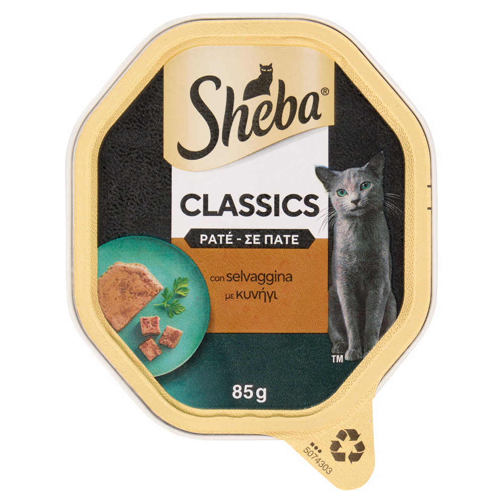Sheba Classics Pat&egrave; con Selvaggina 85 g, , large