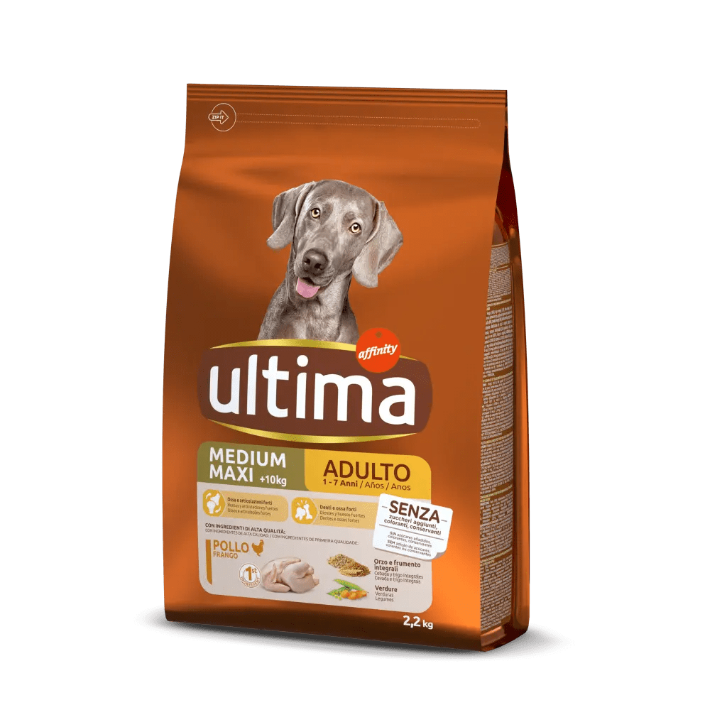 Ultima Dog Medium Maxi Adult Pollo 2,2 kg - -