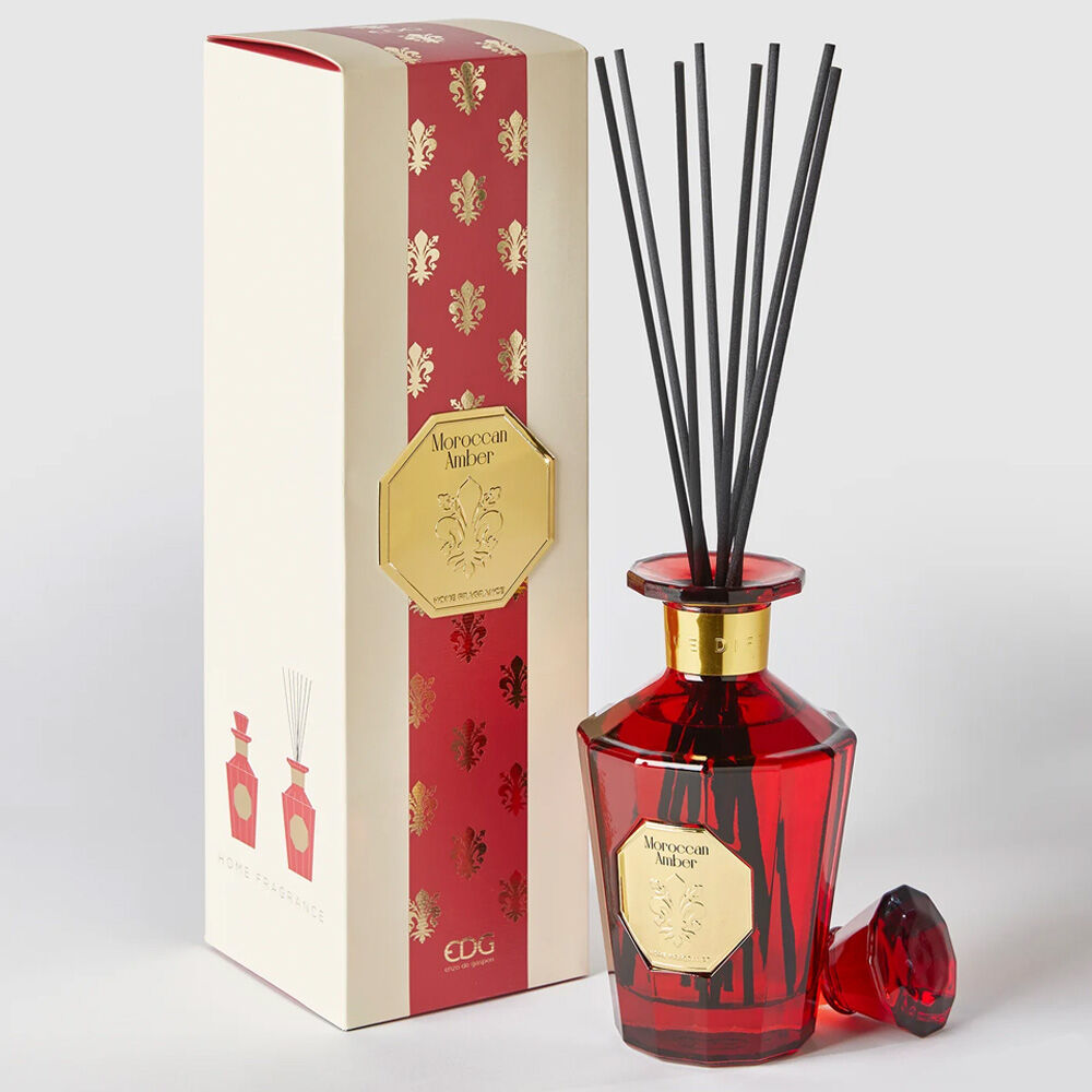 EDG Profumatore per Ambiente Goldlily Moroccan Amber con Bastoncini 500ml - -