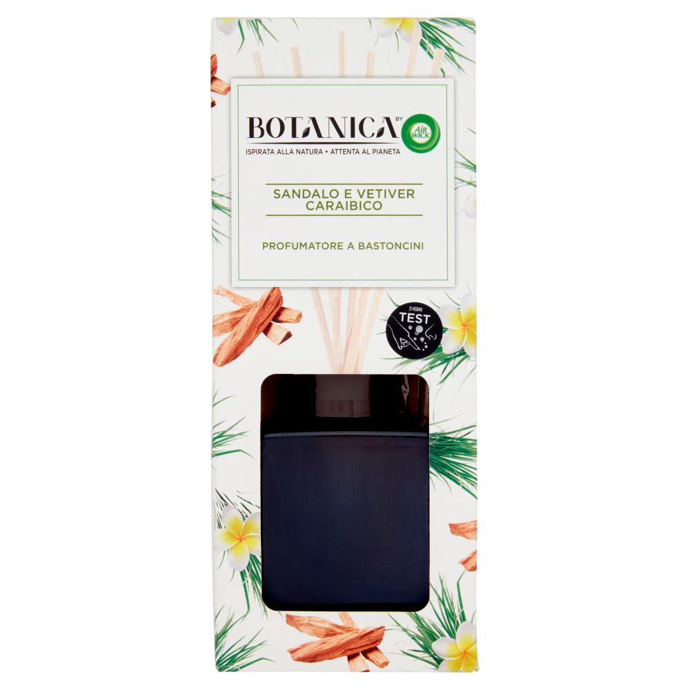 Air Wick Botanica Profumatore Bastoncini Rosa e Geranio 80 ml, , large