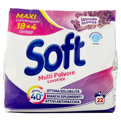 Soft Lavatrice 18+4 Misurini Lavanda