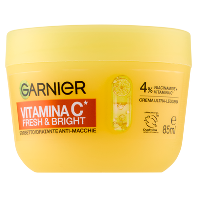 Garnier Vitamina C Fresh & Bright Sorbetto Idratante Anti-Macchie 85 ml