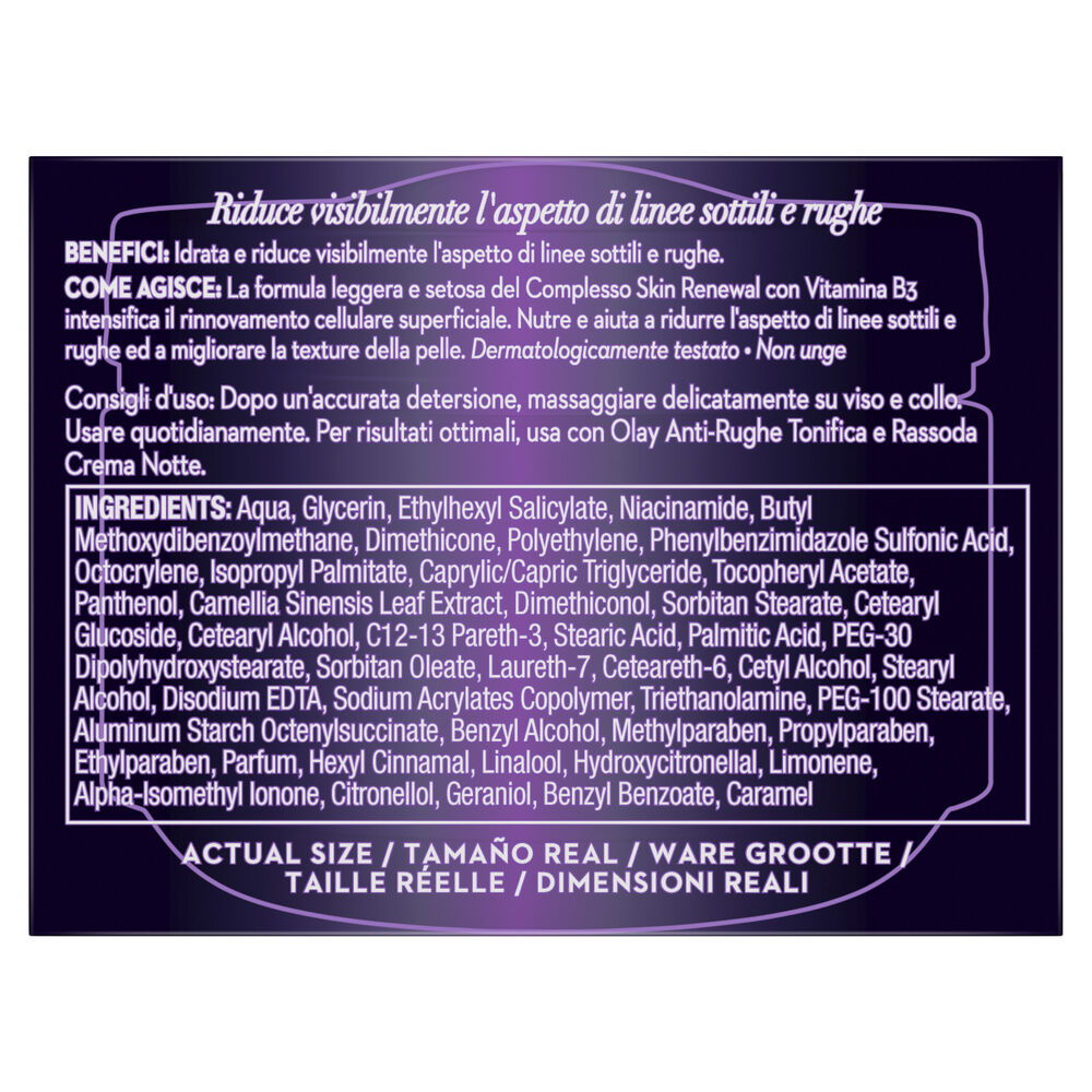 Olay Crema Viso Giorno Antirughe Idratante Anti-Et&agrave; SPF 15 50 ml, , large