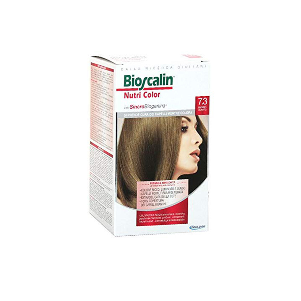 Bioscalin Nutri Color Colorazione Permanente Biondo Dorato N.7.3, , large