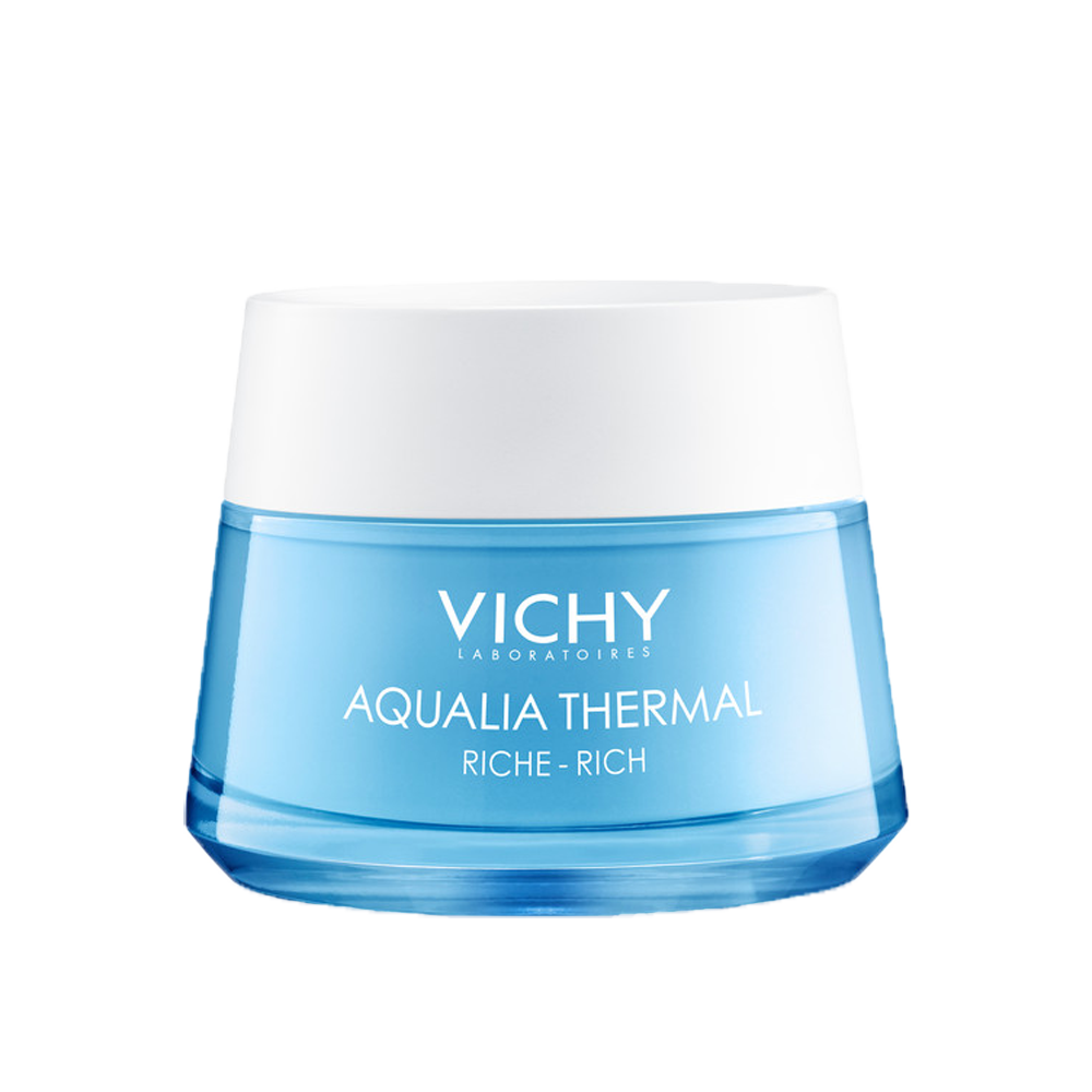 Vichy Aqualia Crema Viso Idratante Ricca 50 ml, , large