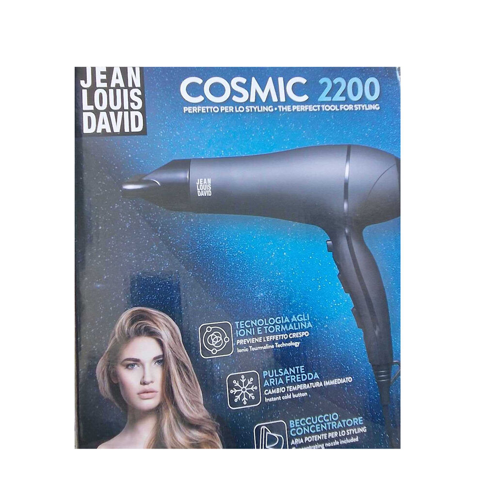 Jean Louis David Cosmic Phon 2200W Asciugacapelli Professionale, , large