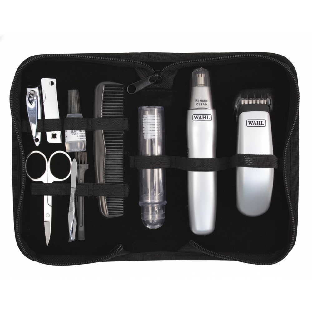 Wahl Travel Kit Regolabarba + Trimmen 12 Accessori, , large
