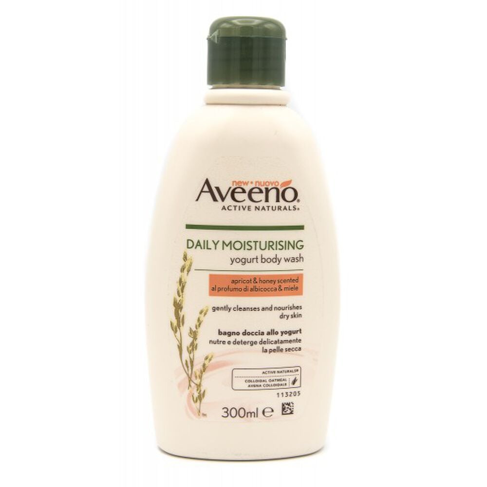 Aveeno Yogurt Albicocca e Miele Doccia 300 ml, , large