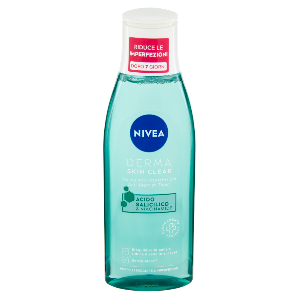 Nivea Derma Skin Clear Tonico Anti-Imperfezioni 200 ml - -
