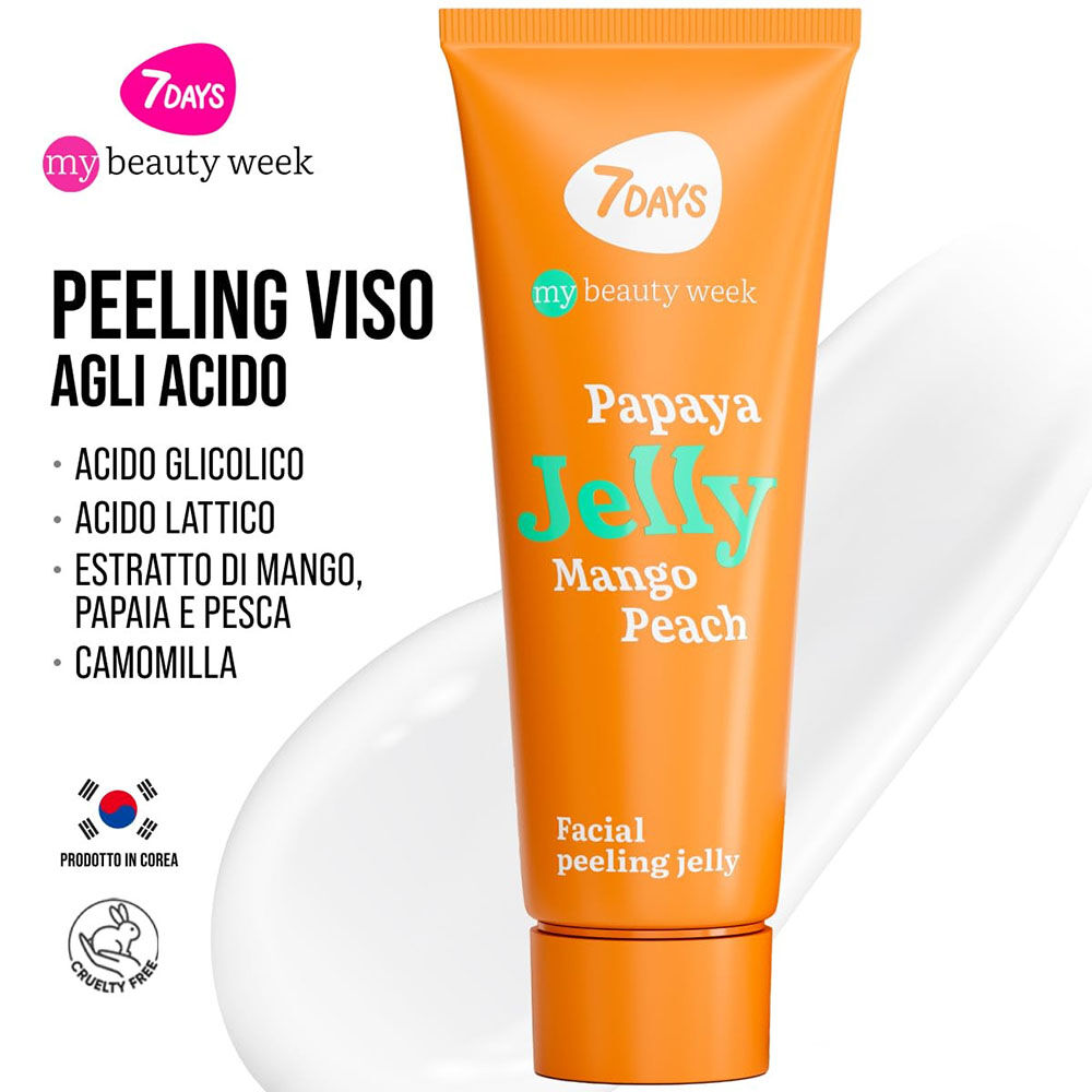 7Days Gel Peeling Viso Acido Glicolico e Lattico 80 ml, , large
