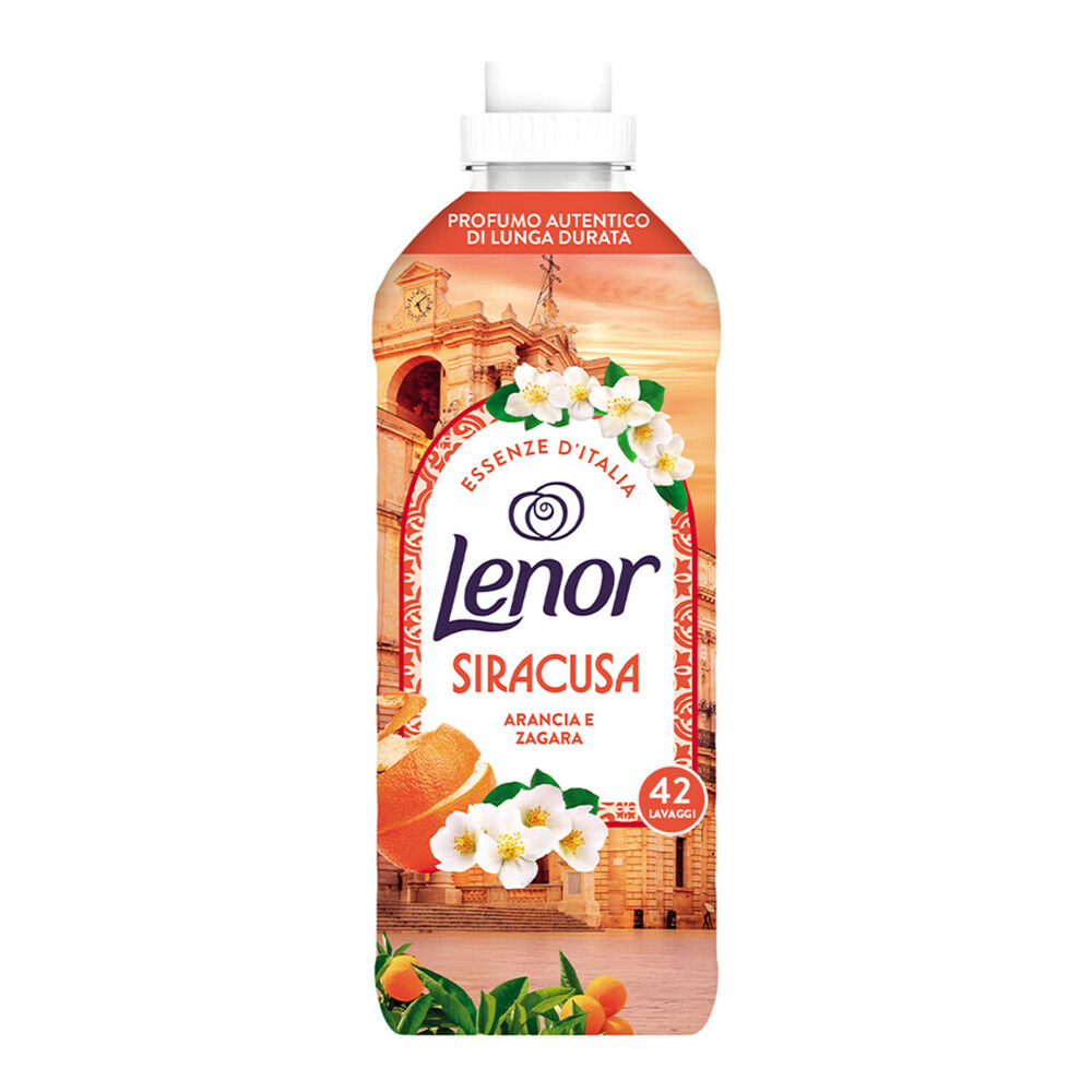 Lenor Ammorbidente Concentrato Essenze d'Italia Siracusa Arancia e Zagara 42 Lavaggi 882 ml	, , large