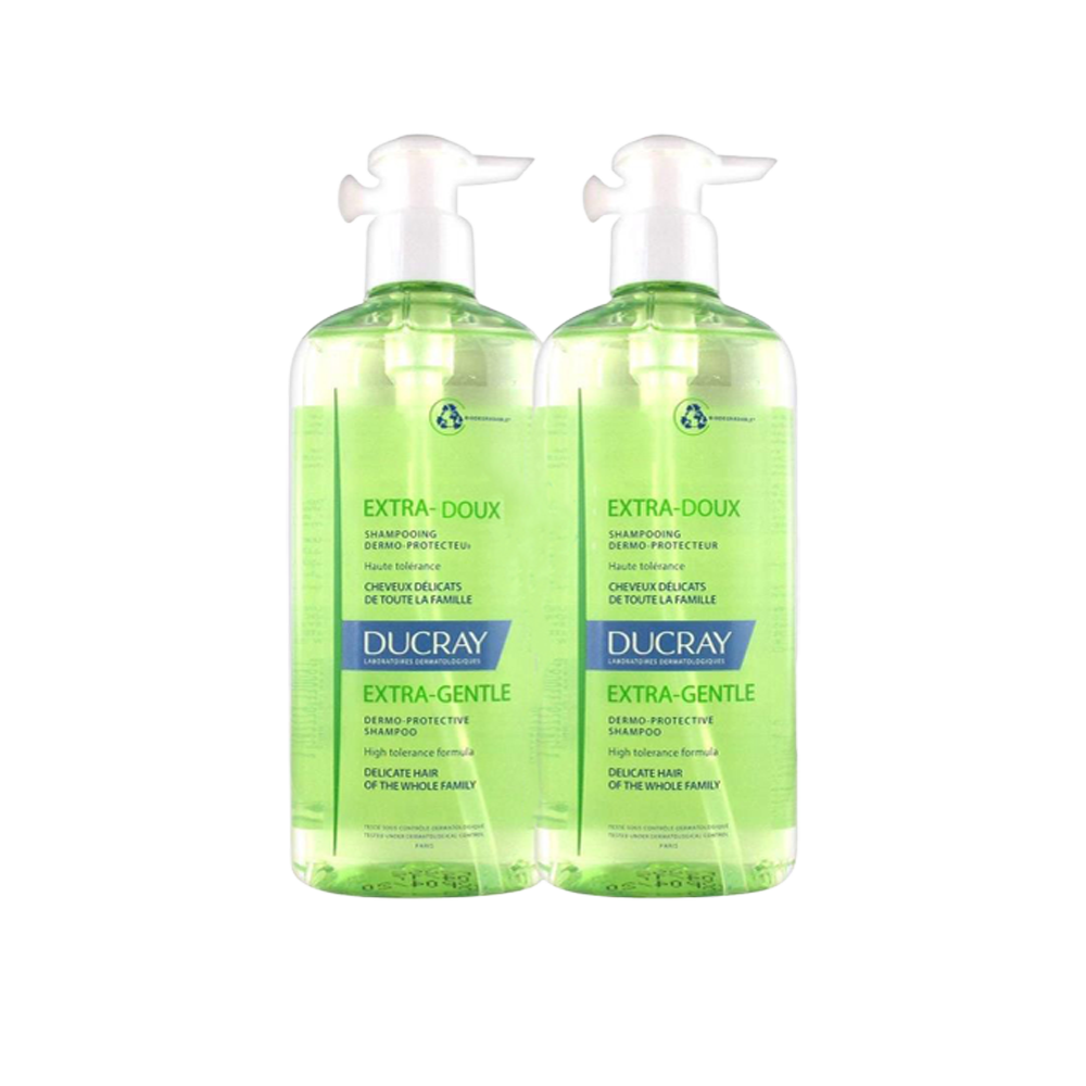 Ducray Extra Delicato Shampoo 2x400ml, , large