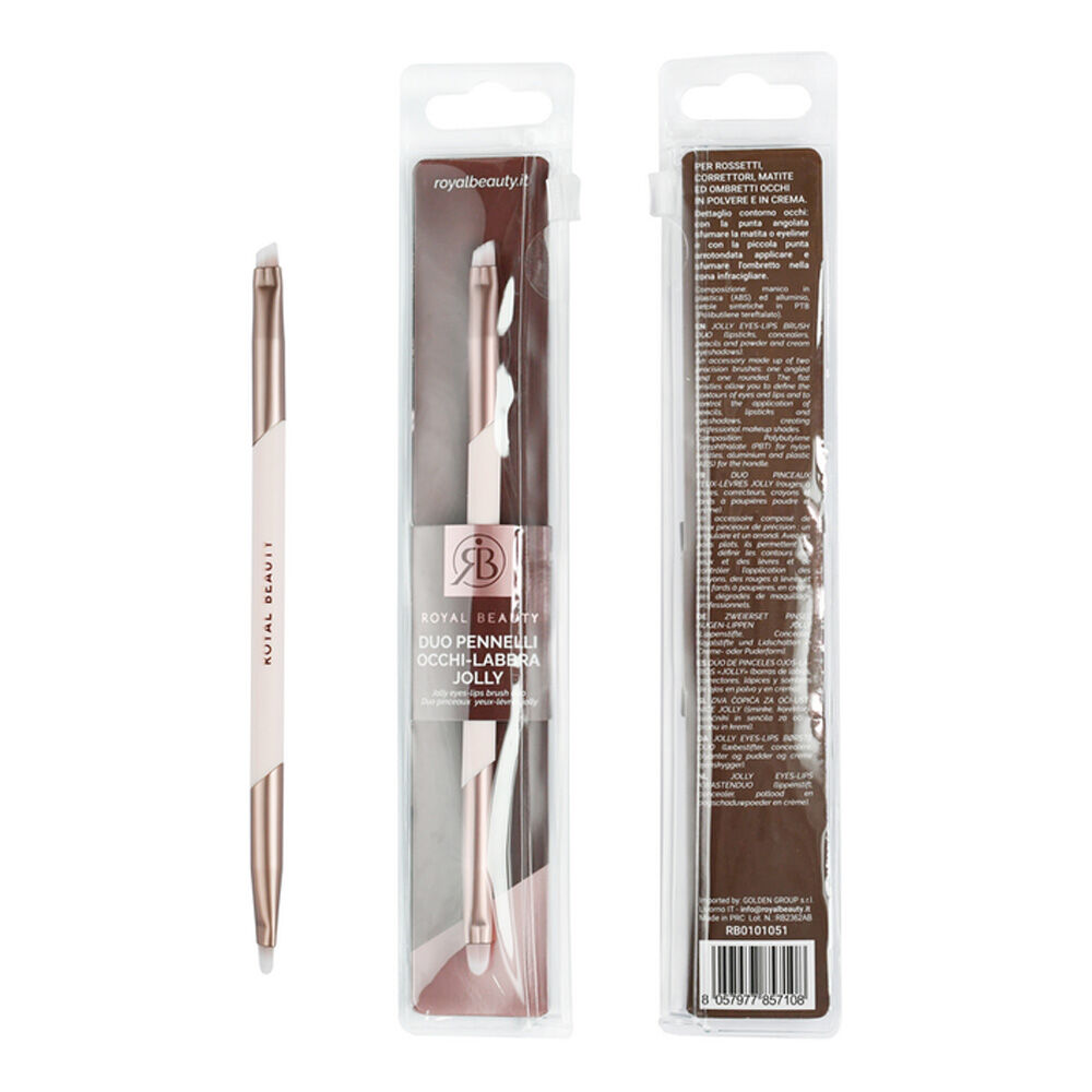 Royal Beauty Duo Pennelli Professionale Occhi/Labbra, , large