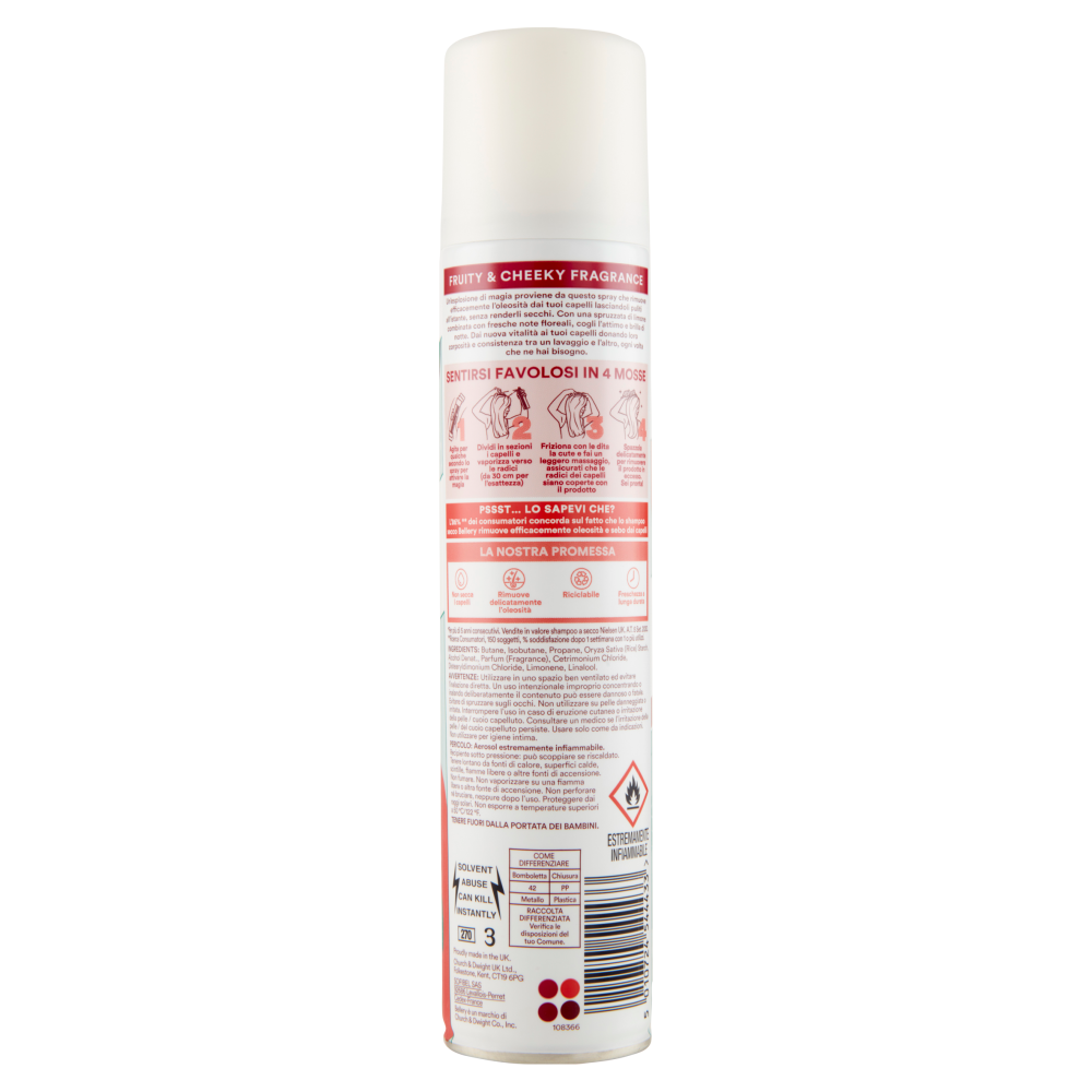 Bellery Shampoo Secco Cherry Cheeky Cherry 200 ml, , large