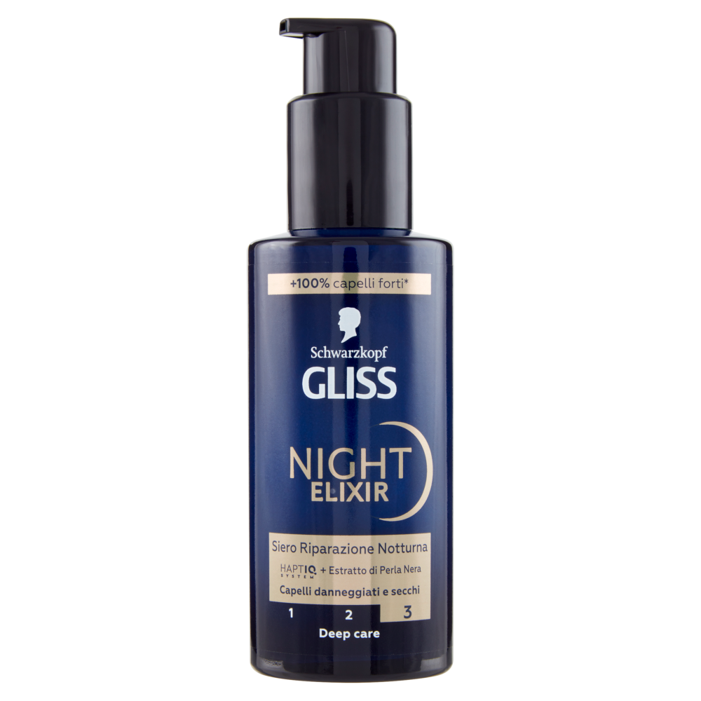 Gliss Night Elisir Siero Riparazione Notturna 100 ml - -