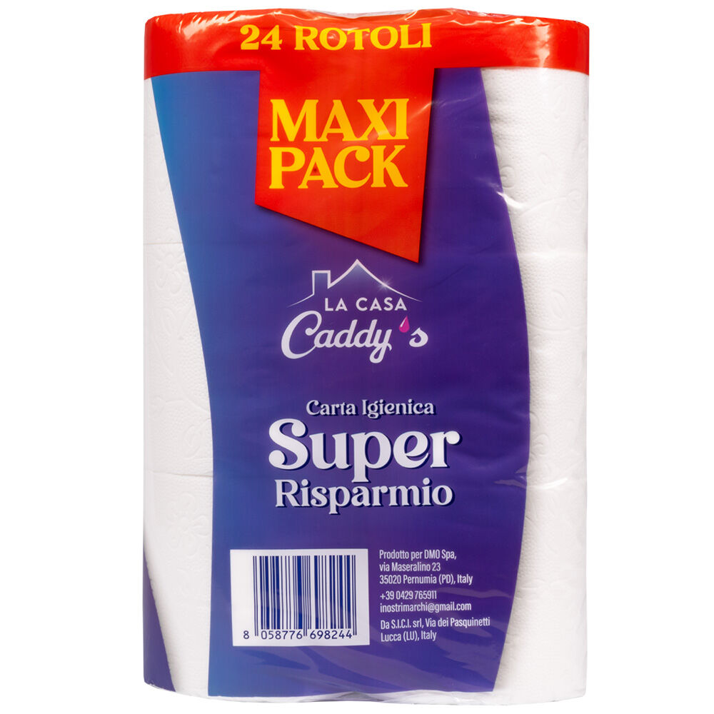 Caddy's Carta Igienica 24 Rotoli , , large
