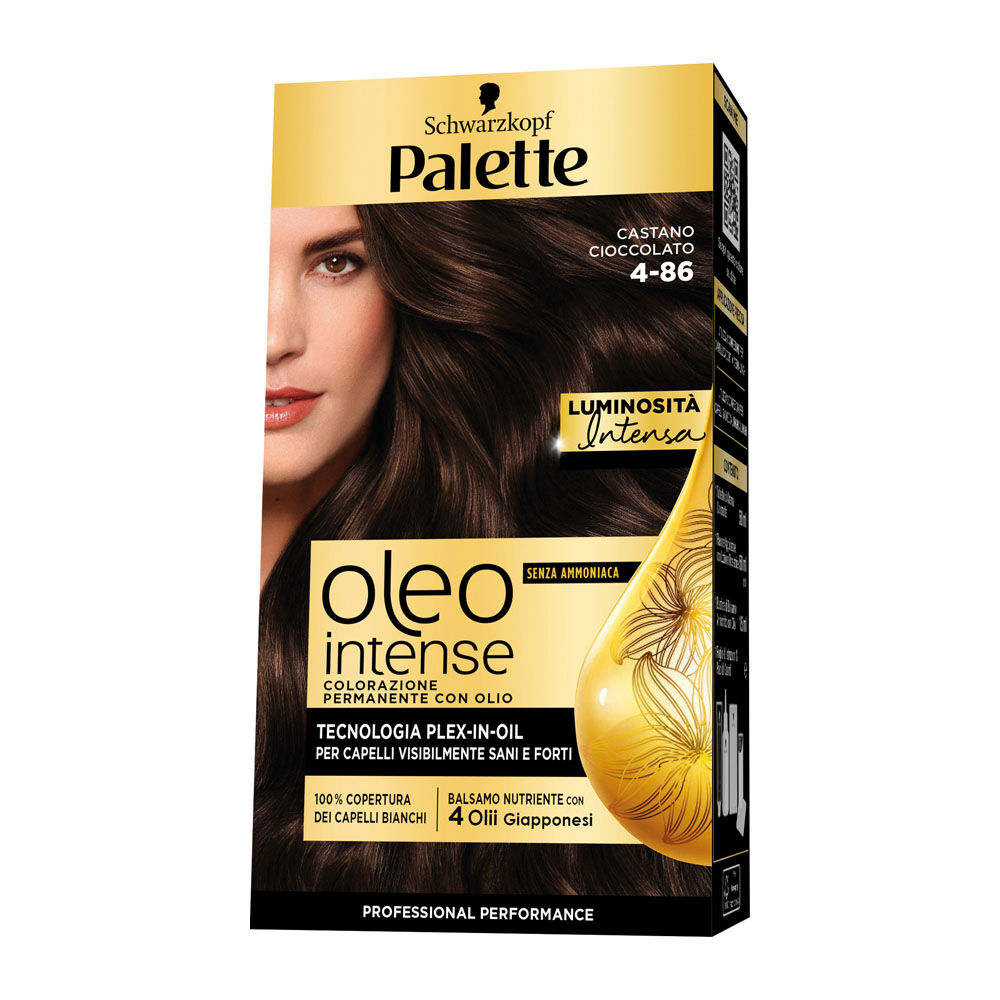 Palette Oleo Intense Colorazione Permanente Castano Cioccolato N.4.86 - -