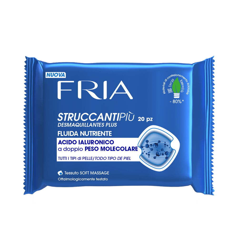 Fria Struccantipiù Fluida Nutriente 20 Salviettine, , large