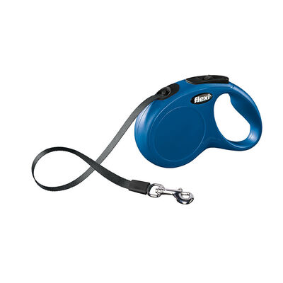 Flexi Guinzaglio New Classic Medium Blu 5 mt 